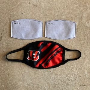 Bengals Mask With Two Filters